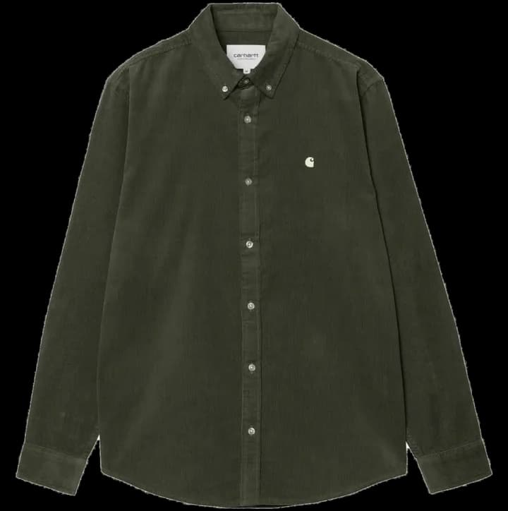 L/S Madison Fine Cord Shirt, Opuntia / Wax